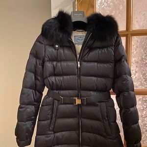 Prada puffer coat
